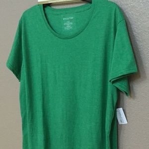 (NWT) Women's Gold Toe Green Short Sleeve 100% Pre-Shrunk T-Shirt Sizes S or M